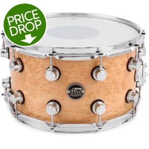 DW Performance Series Exotic Snare Drum - 8 x 14 inch - Birdseye Maple -  Sweetwater Exclusive