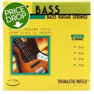 Thomastik-Infeld JF344 Jazz Flatwound Bass Guitar Strings - .043