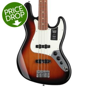 Fender Player Jazz Bass - 3-Tone Sunburst with Pau Ferro Fingerboard