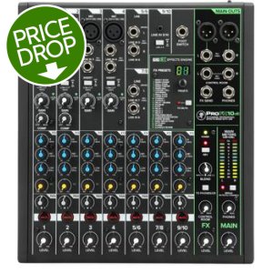 Mackie ProFX10v3 10-channel Mixer with USB and Effects