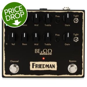 Friedman BE-OD Deluxe Dual Overdrive Pedal