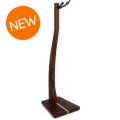 Photo of Zither Handcrafted Wood Violin or Viola Stand with Bow Holder - Walnut