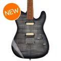 Photo of Sire Larry Carlton T7 FM Electric Guitar - Transparent Black