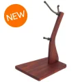 Photo of Zither Handcrafted Wood Saxophone Stand - Padauk