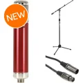 Photo of Avantone Pro CV-12 Large-diaphragm Tube Condenser Microphone Bundle with Stand and Cable
