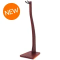 Photo of Zither Handcrafted Wood Violin or Viola Stand with Bow Holder - Padauk