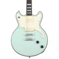 Photo of D'Angelico Deluxe Brighton Limited Edition - Sage with Stopbar Tailpiece