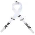 Photo of DiMarzio DD2200N 2 inch Nylon ClipLock Guitar Strap - White