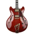 Photo of D'Angelico Excel DC Semi-hollowbody Electric Guitar - Viola with Stairstep Tailpiece