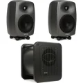 Photo of Genelec 8030.LSE Triple Play 5 inch Powered 2.1 Monitor System with Subwoofer