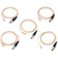 Photo of Acacia LIZ Replacement Cable for Shure Wireless - Tan (5-pack)
