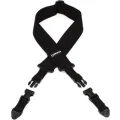 Photo of DiMarzio DD2200C Cotton ClipLock Guitar Strap - Black