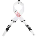Photo of DiMarzio DD2249 Jim Root #4 ClipLock Guitar Strap - White