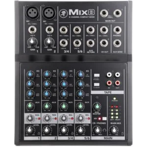 Bundled Item: Mackie Mix8 8-channel Compact Mixer