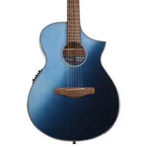 Ibanez Aewc32fm Acoustic Electric Guitar Amber Sunset Fade Sweetwater