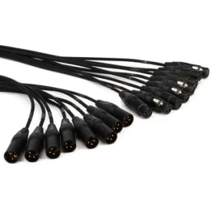 Mogami Gold 8 Xlr Xlr 8 Channel Xlr Male To Xlr Female Snake 5 Sweetwater
