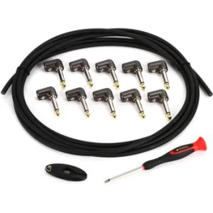 Lava Cable Tightrope Pedalboard Cable Kit 10 Ultramafic Purple Sweetwater