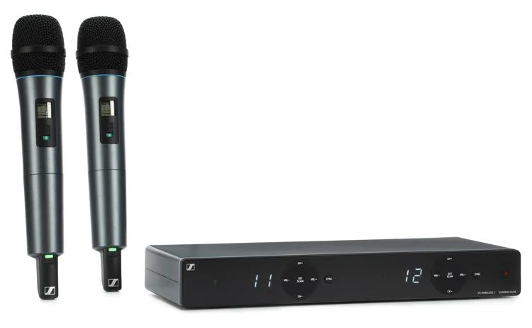 Sennheiser XSW 1-825 Dual Wireless Dual Handheld Microphone System- A Range