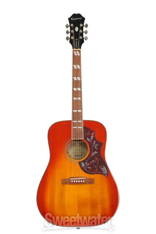 Epiphone Hummingbird Pro Acoustic-Electric Guitar - Faded Cherry Sunburst