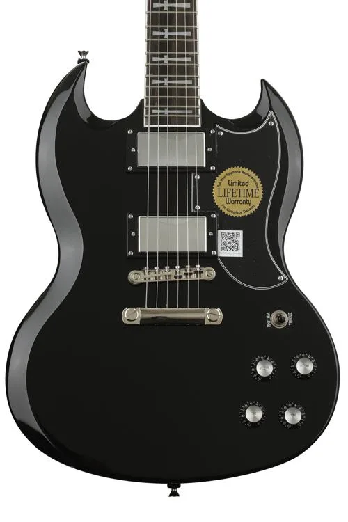 Epiphone Tony Iommi SG Custom Electric Guitar – Ebony