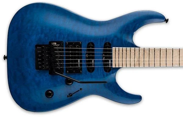 ESP LTD MH-203QM - See Thru Blue - Bill's Music