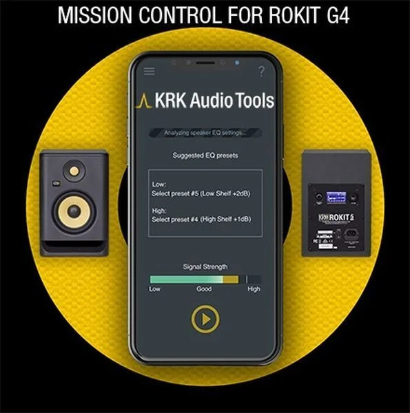 KRK ROKIT 8 G4 8 inch Powered Studio Monitor 5