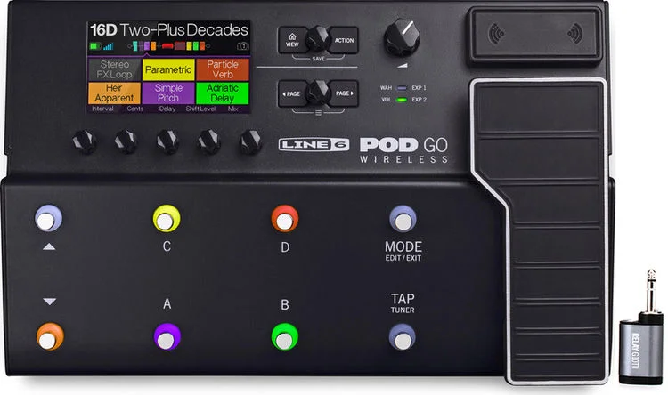 Line 6 POD Go Wireless Guitar Multi-effects Floor Processor 