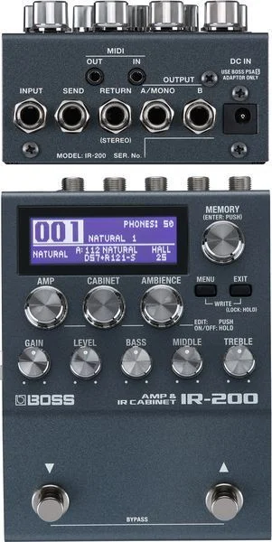 Boss IR-200 Amp and IR Cabinet Pedal