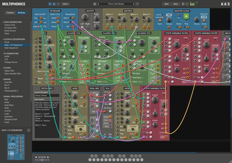 Applied Acoustics Systems Multiphonics CV-1 Modular ...