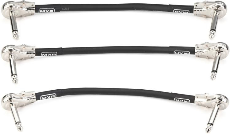 MXR 3PDCP06 Right Angle to Right Angle Pedalboard Patch Cable 6inch