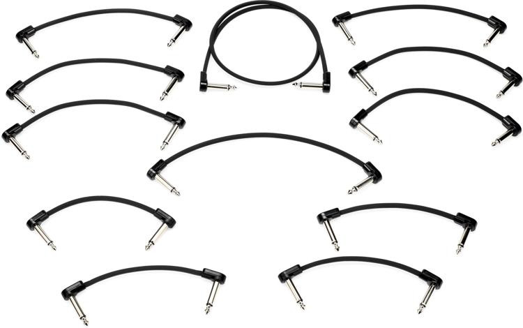 Fender Blockchain Patch Cable Kit Right Angle to Right Angle Medium