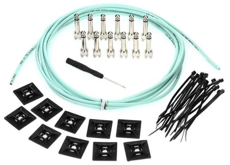 Emerson Custom G&H Solderless Patch Cable Kit 12 foot Mint Green