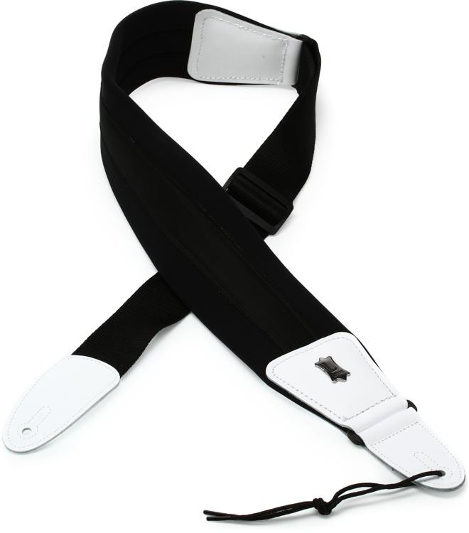 Levy's PM48NP3 Neoprene Guitar Strap White Sweetwater