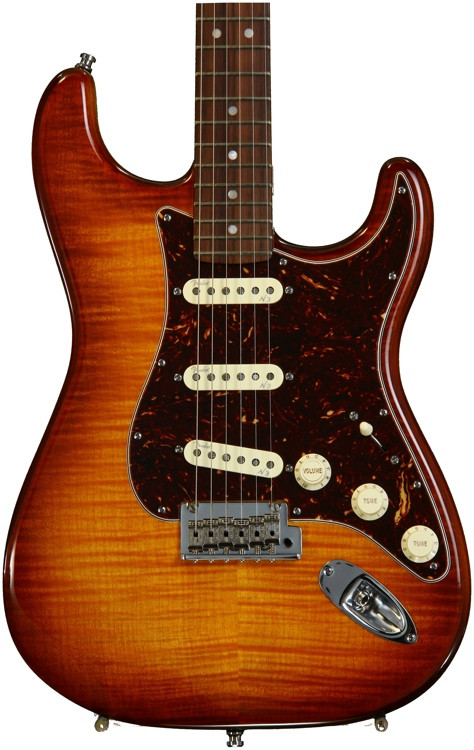 Fender Dealer Event American Deluxe Stratocaster - Transburst | Sweetwater