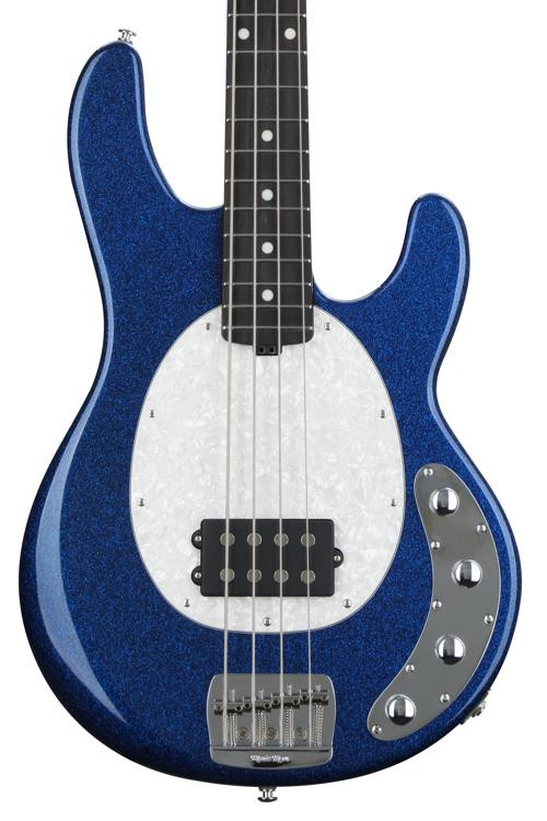 Ernie Ball Music Man StingRay Special 4 H Bass Guitar Tectonic Blue Sparkle Sweetwater