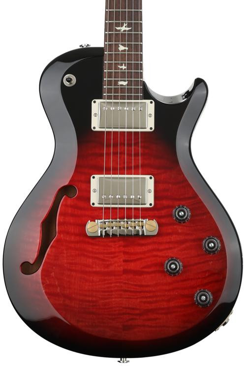 PRS S2 Singlecut Semi-Hollow - Angry Larry Smokeburst | Sweetwater