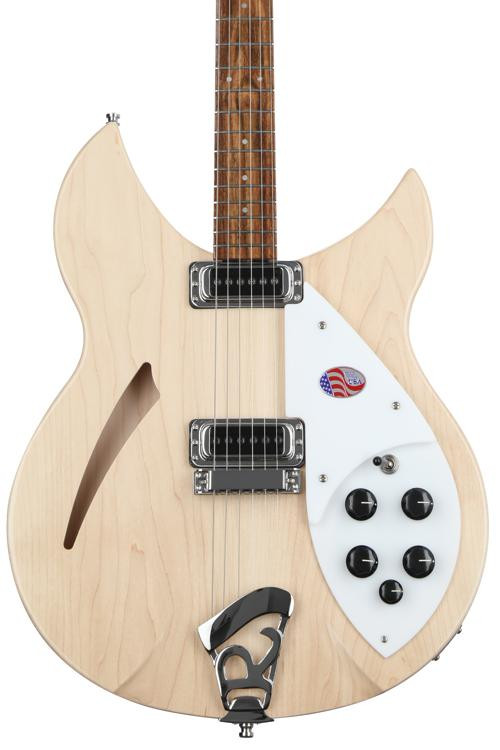 Rickenbacker 330 Thinline SemiHollow Electric Guitar Mapleglo
