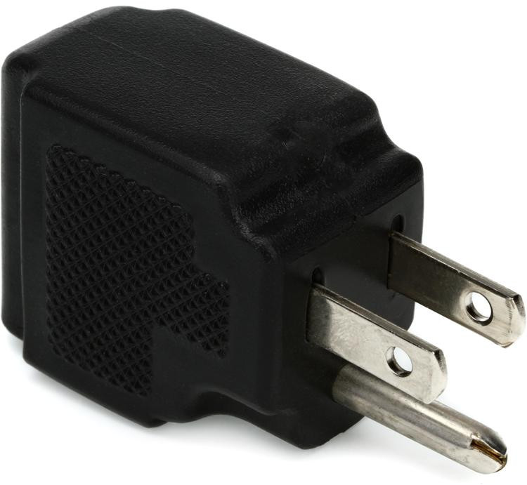 Hosa PWA486 NEMA 515P to NEMA 515P Rightangle Adaptor Sweetwater