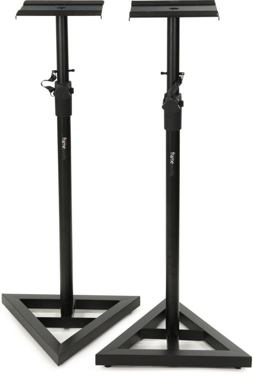 Gator Frameworks GFWSPKSM50 Studio Monitor Stands Sweetwater