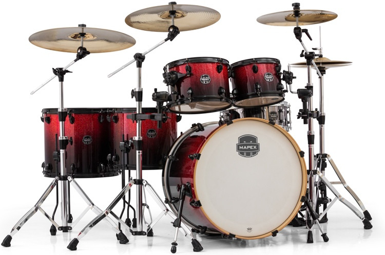 Mapex Armory 6-piece Studioease Fast Tom Shell Pack - Magna Red ...