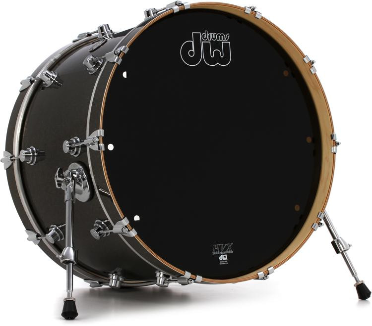 DW Performance Series Bass Drum 14" x 22" Pewter Sparkle Finish Ply