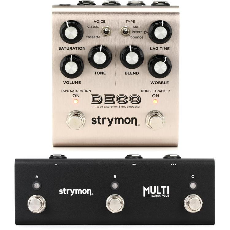 Strymon Deco Tape Saturation and Doubletracker Delay Pedal with Multi