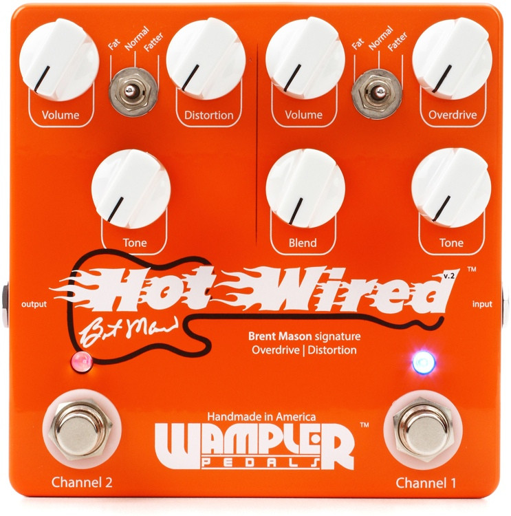 Wampler Hot Wired V1 Overdrive Pedal | Sweetwater