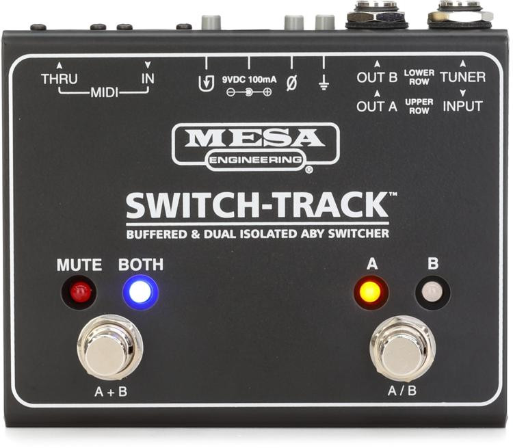 Mesa/Boogie SwitchTrack A/B/Y Switcher Pedal Reviews Sweetwater