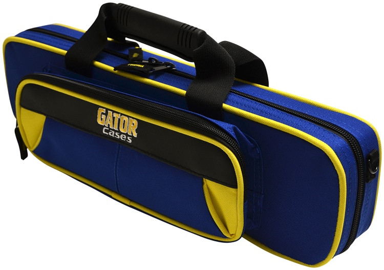 Gator GLFLUTEYB Lightweight Flute Case, Yellow & Blue Sweetwater