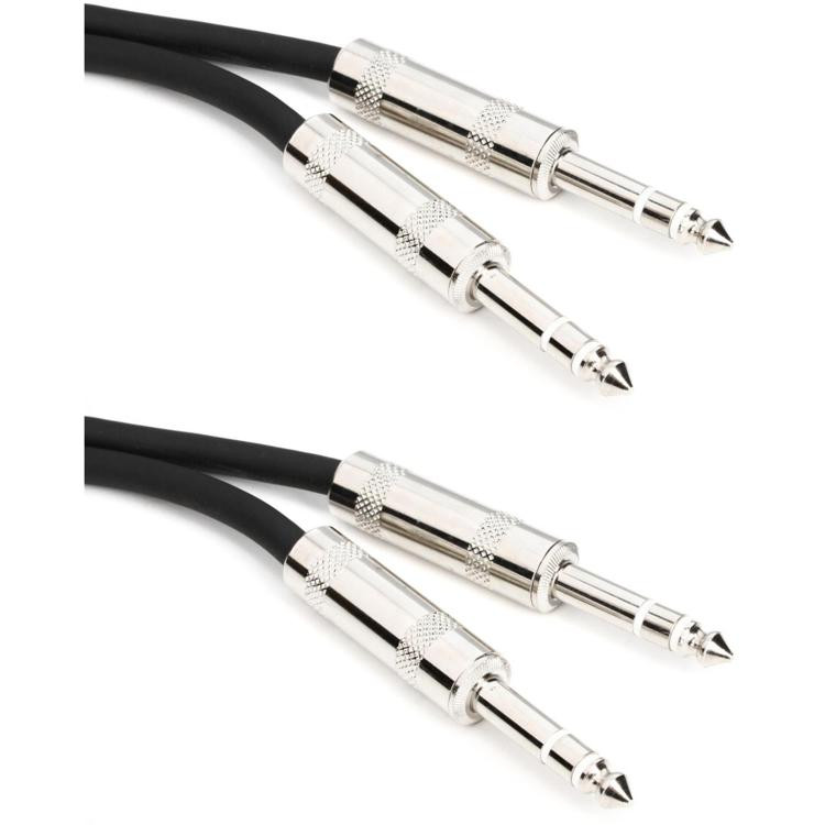 Whirlwind ST10 1/4-inch TRS Male to 1/4-inch TRS Male Cable - 10 foot ...