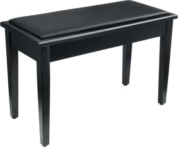 OnStage Stands KB8904B Deluxe Piano Bench with Storage Compartment