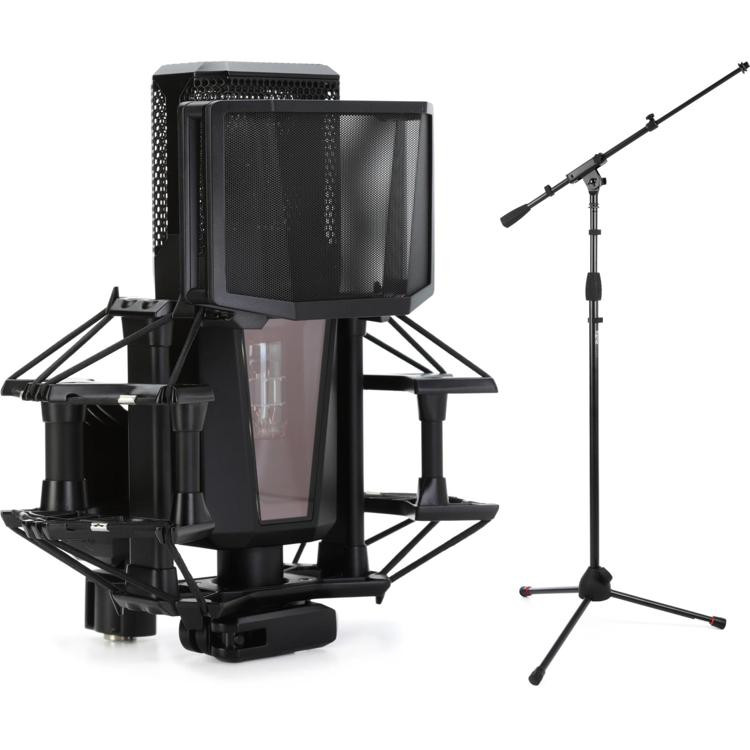 Lewitt Pure Tube Studio Tube Condenser Microphone Set and Mic Stand