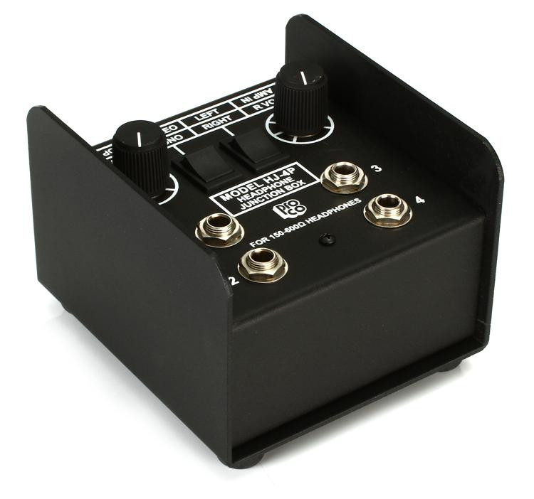 Pro Co HJ4P 4channel Headphone Junction Box Sweetwater