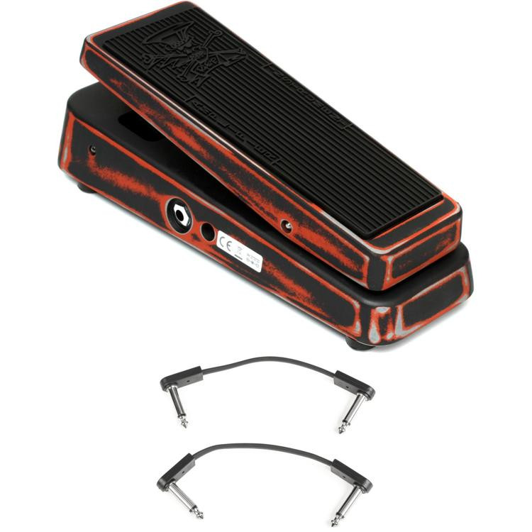 Dunlop SC95 Slash Cry Baby Classic Wah Pedal with 3 Patch Cables Sweetwater